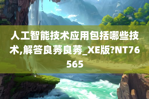 人工智能技术应用包括哪些技术,解答良莠良莠_XE版?NT76565