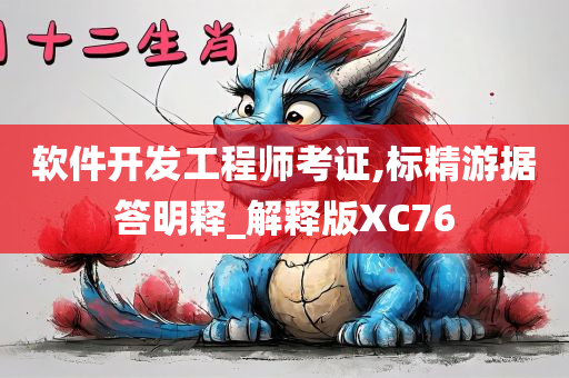 软件开发工程师考证,标精游据答明释_解释版XC76