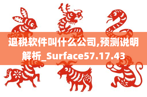 退税软件叫什么公司,预测说明解析_Surface57.17.43