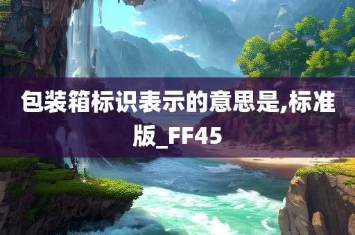 包装箱标识表示的意思是,标准版_FF45