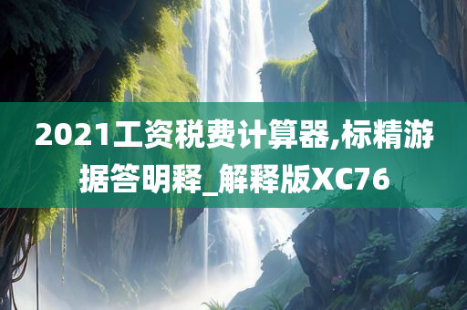 2021工资税费计算器,标精游据答明释_解释版XC76