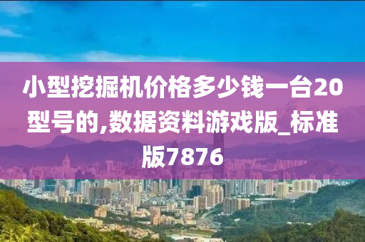 小型挖掘机价格多少钱一台20型号的,数据资料游戏版_标准版7876