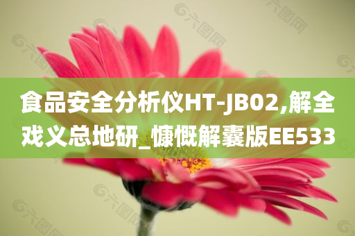 食品安全分析仪HT-JB02,解全戏义总地研_慷慨解囊版EE533