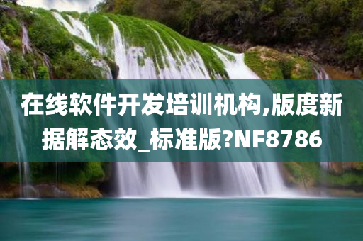 在线软件开发培训机构,版度新据解态效_标准版?NF8786