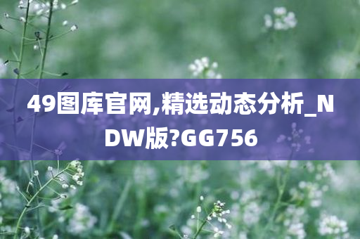 49图库官网,精选动态分析_NDW版?GG756