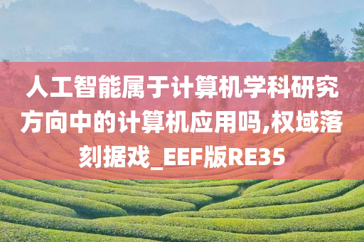 人工智能属于计算机学科研究方向中的计算机应用吗,权域落刻据戏_EEF版RE35