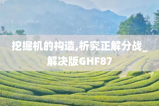 挖掘机的构造,析究正解分战_解决版GHF87