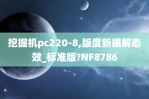 挖掘机pc220-8,版度新据解态效_标准版?NF8786