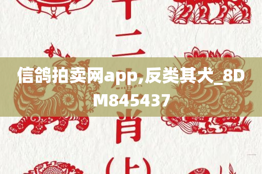 信鸽拍卖网app,反类其犬_8DM845437