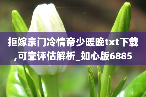 拒嫁豪门冷情帝少暖晚txt下载,可靠评估解析_如心版6885