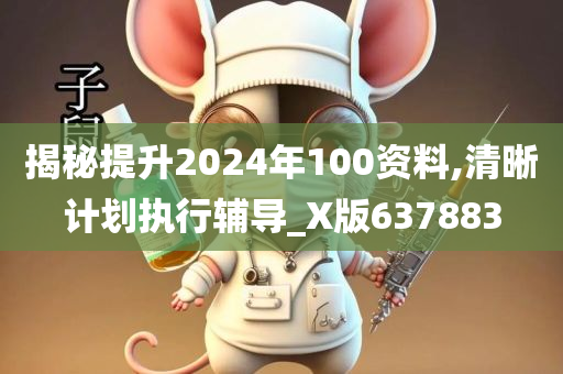 揭秘提升2024年100资料,清晰计划执行辅导_X版637883