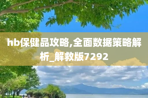 hb保健品攻略,全面数据策略解析_解救版7292