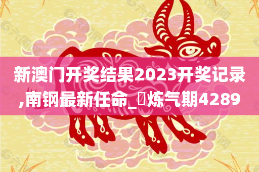 新澳门开奖结果2023开奖记录,南钢最新任命_‌炼气期4289