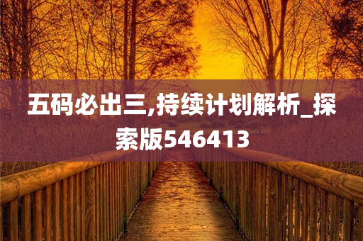 五码必出三,持续计划解析_探索版546413