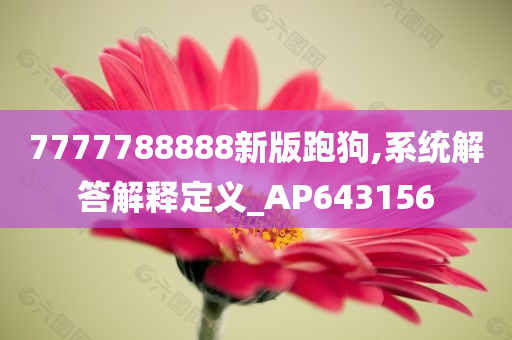 7777788888新版跑狗,系统解答解释定义_AP643156