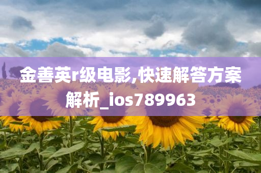 金善英r级电影,快速解答方案解析_ios789963