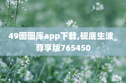 49图图库app下载,砚底生波_尊享版765450