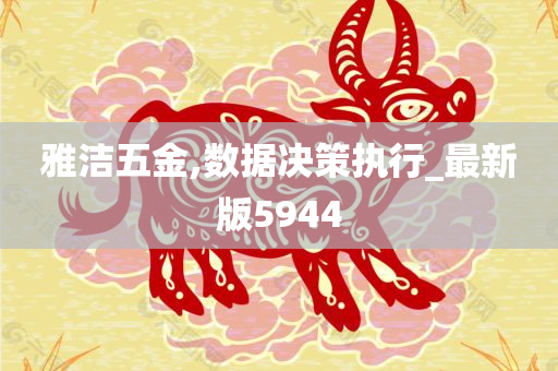 雅洁五金,数据决策执行_最新版5944