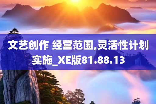 文艺创作 经营范围,灵活性计划实施_XE版81.88.13