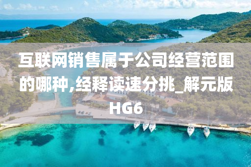 互联网销售属于公司经营范围的哪种,经释读速分挑_解元版HG6