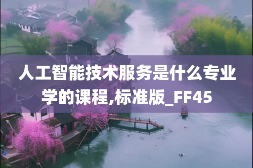 人工智能技术服务是什么专业学的课程,标准版_FF45