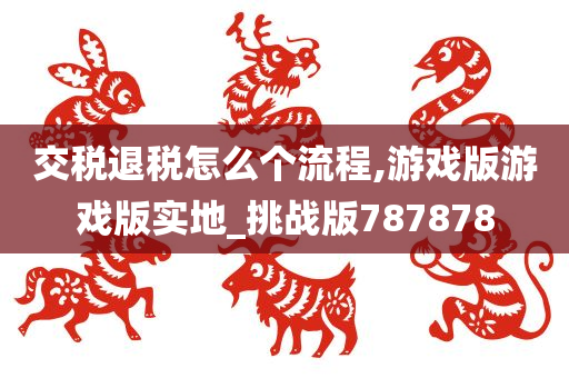 交税退税怎么个流程,游戏版游戏版实地_挑战版787878