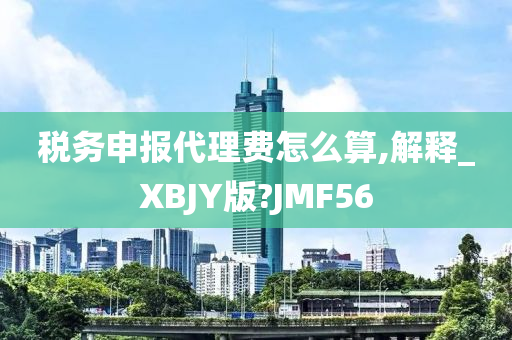 税务申报代理费怎么算,解释_XBJY版?JMF56